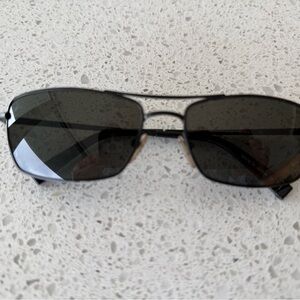 John Varvatos Black Chrome Sunglasses